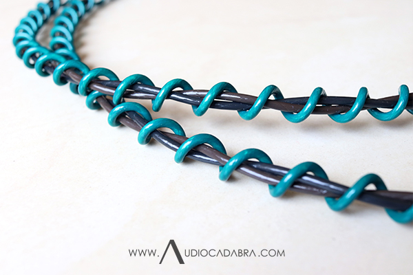 Audiocadabra Maximus Handcrafted Helix-Braid SuperClear Cord Construction