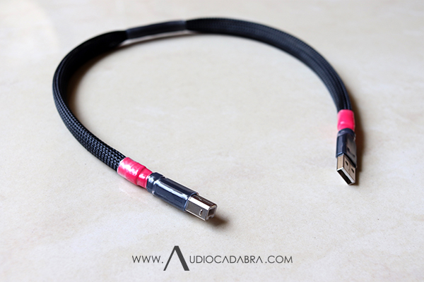 Audiocadabra-Xtrimus-Solid-Silver-SuperQuiet-USB-Cable-With-Type-A-To-Type-B-Connectors-
