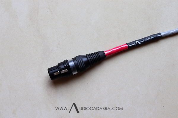 Audiocadabra-Xtrimus-Prime-Solid-Silver-SuperQuiet-AES-EBU-Cable-With-Female-XLR-Plug