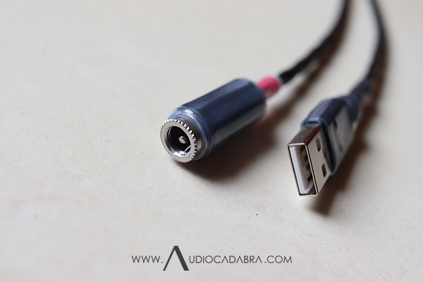 Audiocadabra-Optimus-Solid-Copper-SuperQuiet-Dual-USB-Cable-With-2.1mm-Female-DC-Plug