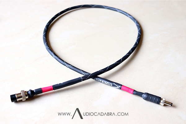 Audiocadabra Suprimus Elite SuperClear DC Power Cords With GX-16 To DC Plugs