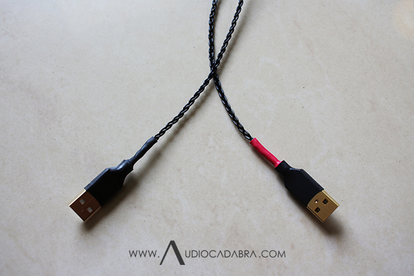 Audiocadabra Optimus3 Handcrafted Solid-Copper Dual-Headed USB Cables