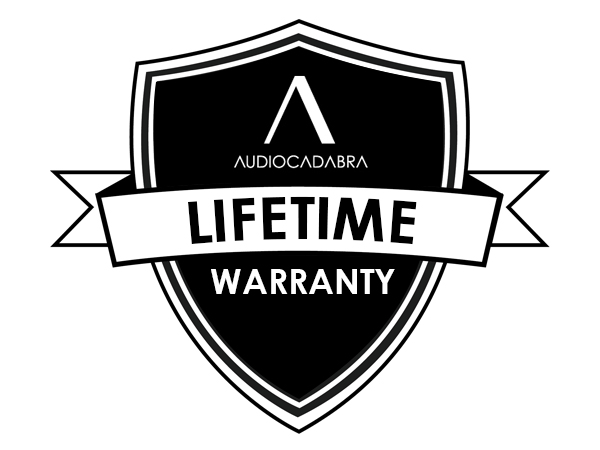 Audiocadabra Lifetime Warranty